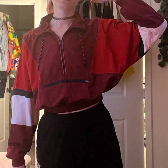 🌬️ Colorblock Windbreaker - Picture 2 of 6